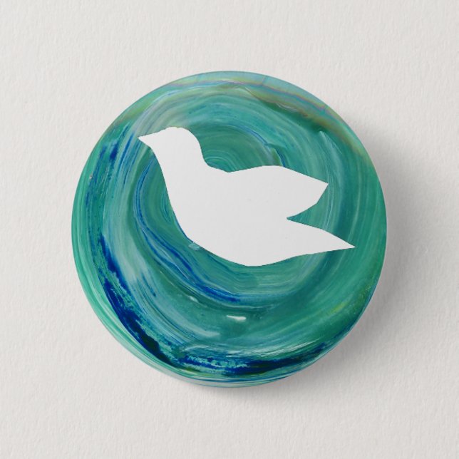 Bóton Redondo 5.08cm Terra viva - botão (Frente)