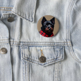 Bóton Redondo 5.08cm Terrier Escocês