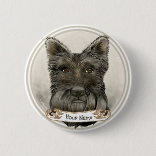 Bóton Redondo 5.08cm Terrier Rondo escocês