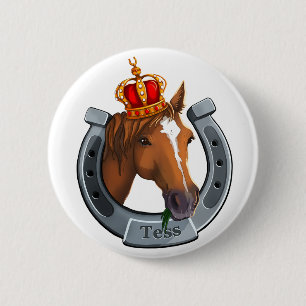 Bóton Redondo 5.08cm Tess the Queen Mare