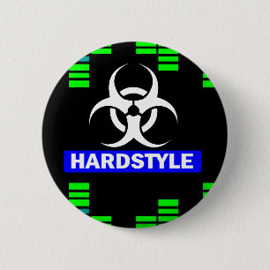 Bóton Redondo 5.08cm Teste padrão de Hardstyle