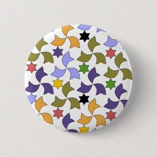 Bóton Redondo 5.08cm Teste padrão de mosaico do azulejo do estilo de