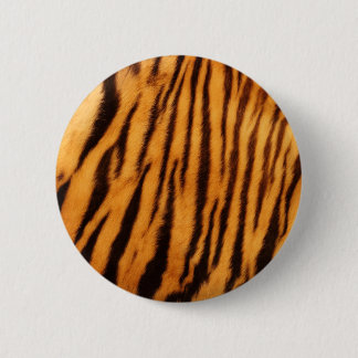 Bóton Redondo 5.08cm Teste padrão do impressão da pele da pele do tigre