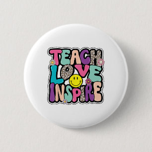 Bóton Redondo 5.08cm Testemunho De Ck Para Escola O Amor Inspira Profes