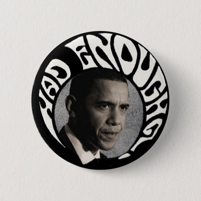 Bóton Redondo 5.08cm Teve bastante pinback de Obama (Frente)