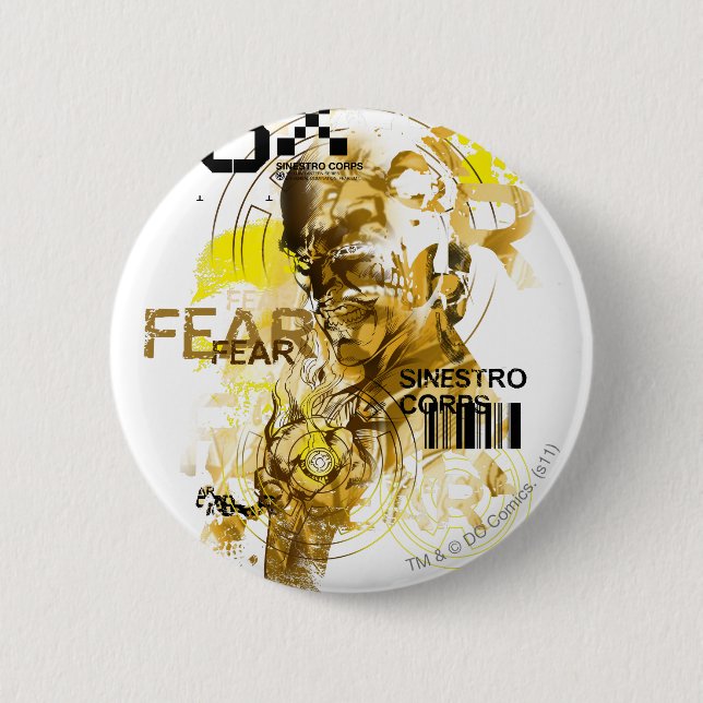 Bóton Redondo 5.08cm Thaal Sinestro 11 (Frente)