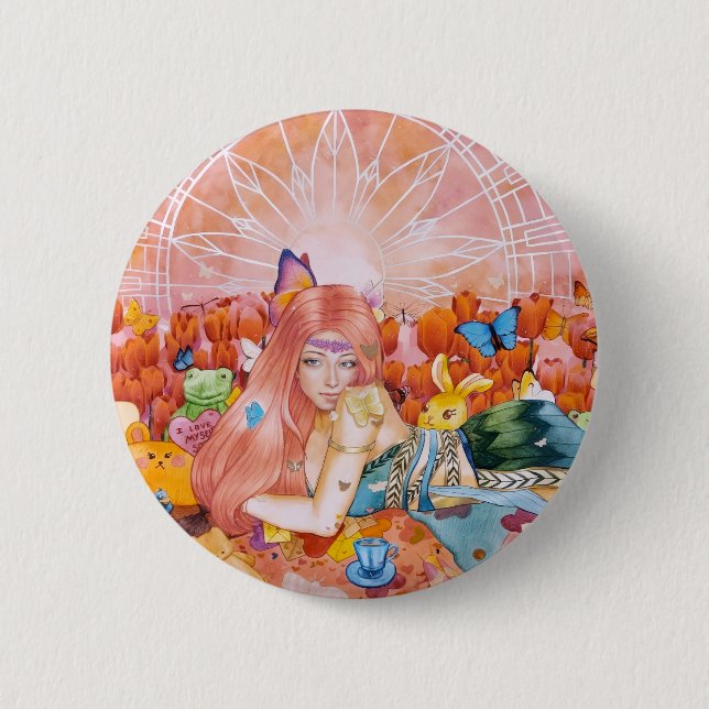 Bóton Redondo 5.08cm The Afternoon (Frente)