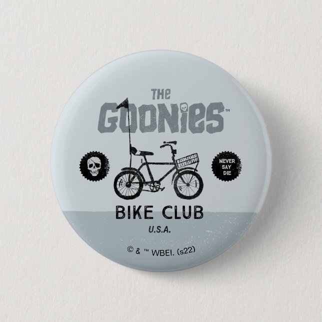 Bóton Redondo 5.08cm The Goonies Bike Club U.A. (Frente)