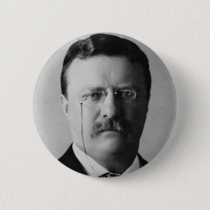 Bóton Redondo 5.08cm Theodore Roosevelt