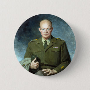 Bóton Redondo 5.08cm Thomas Edgar Stephens Dwight D. Eisenhower