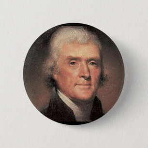 Bóton Redondo 5.08cm Thomas Jefferson