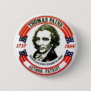 Bóton Redondo 5.08cm Thomas Paine - botão