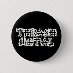 Bóton Redondo 5.08cm Thrash Metal