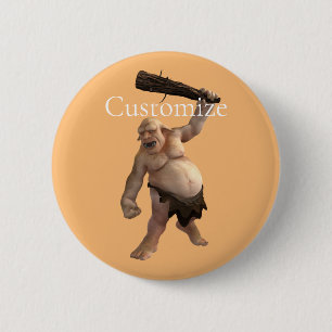 Bóton Redondo 5.08cm Thunder_Cove do Troll Feio