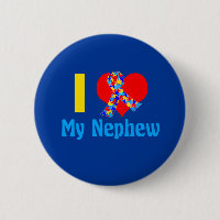 Tia Autismo Eu Amo Meu Sobrinho Azul