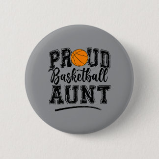 Bóton Redondo 5.08cm Tia Orgulhosa De Basquete De Um Jogador De Basquet