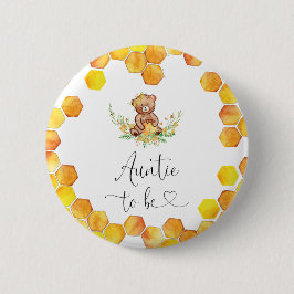 Bóton Redondo 5.08cm Tia para ser o botão do urso