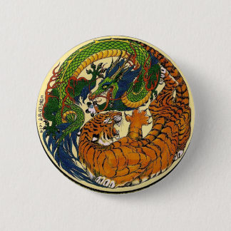 BÓTON REDONDO 5.08CM TIGRE DO DRAGÃO