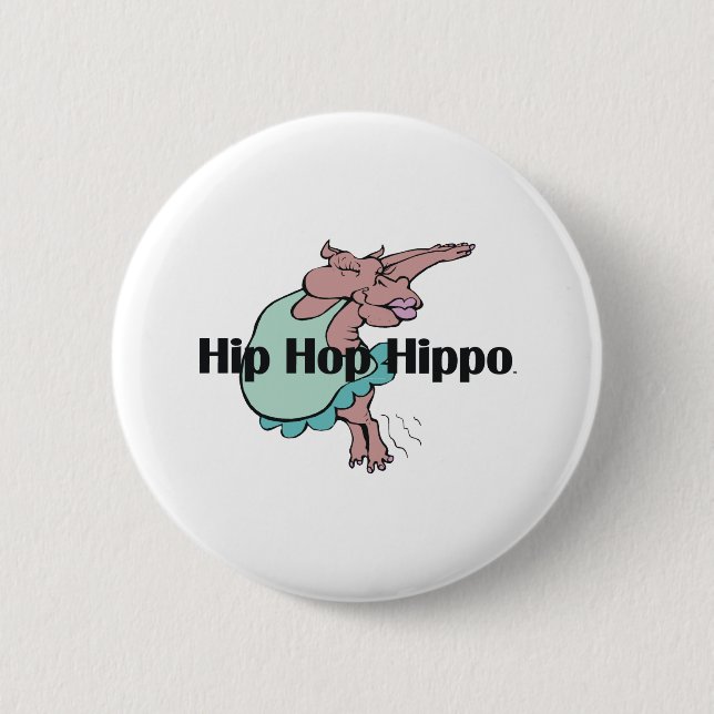 Bóton Redondo 5.08cm TIH Hip Hippo (Frente)