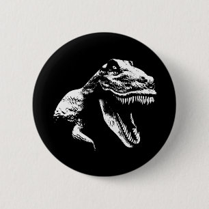 Bóton Redondo 5.08cm Tiranossauro Rex