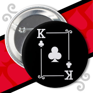 Bóton Redondo 5.08cm Tocando Cartões Costume Clubs de Cartão Acessórios