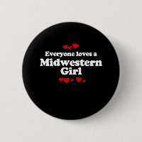 Todos ama um t-shirt Midwestern da menina