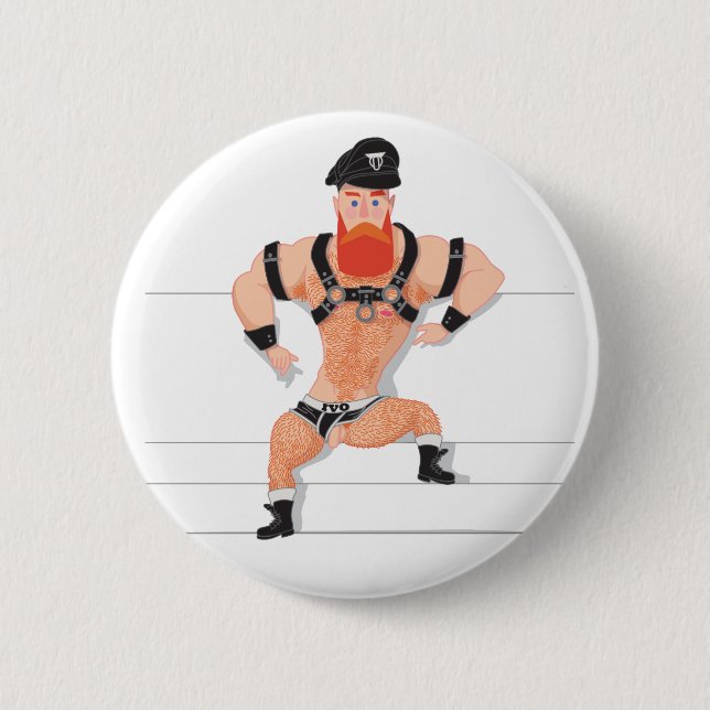 Bóton Redondo 5.08cm Tom Caralhactus (Frente)