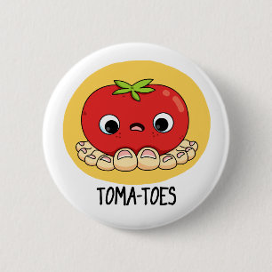 Bóton Redondo 5.08cm Tomate Bonito Com Toes Pun