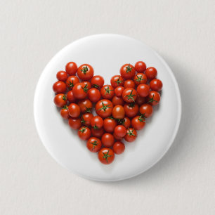 Bóton Redondo 5.08cm Tomato Heart