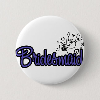 Bóton Redondo 5.08cm ToonDoveBridesmaidInd