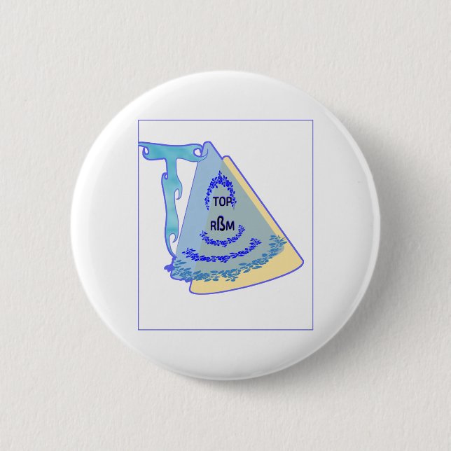 BÓTON REDONDO 5.08CM TOP_MODERN_BLUE_SO CUTE (Frente)