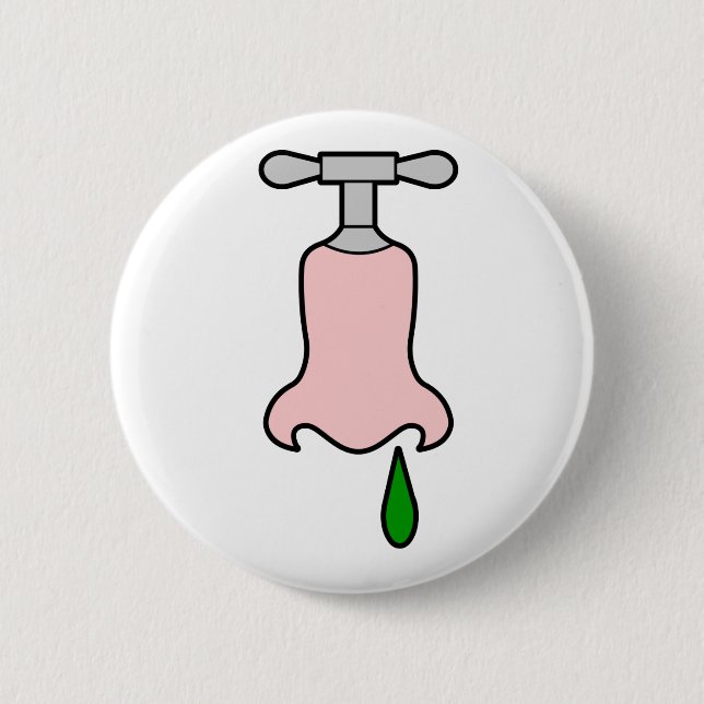 Bóton Redondo 5.08cm torneira running (Frente)