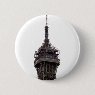 Bóton Redondo 5.08cm Torre Eiffel Paris França