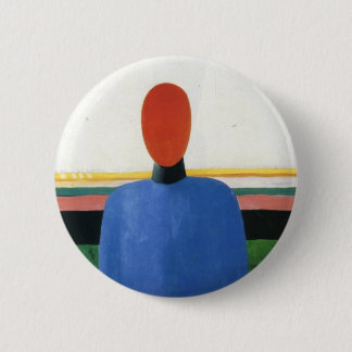 Bóton Redondo 5.08cm Torso fêmea por Kazimir Malevich