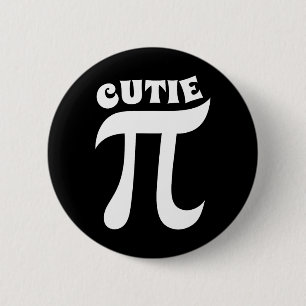 Bóton Redondo 5.08cm Torta Fofa Pi Dia Engraçado Professor de Matemátic