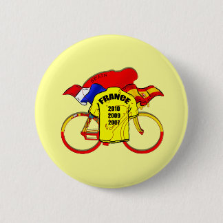 Bóton Redondo 5.08cm Tour de France patrocina o jérsei amarelo da