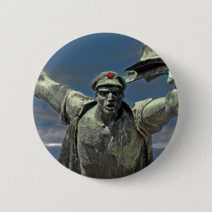 Bóton Redondo 5.08cm Trabalhador/revolucionário comunistas (3)