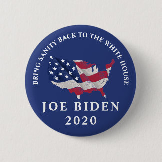 Bóton Redondo 5.08cm Traga Sanity de volta Joe Biden 2020