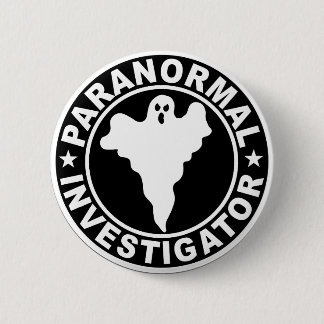 Bóton Redondo 5.08cm Traje Paranormal do Dia das Bruxas do logotipo do
