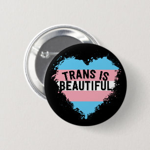 Bóton Redondo 5.08cm Trans é um transgênero LGBT bonito