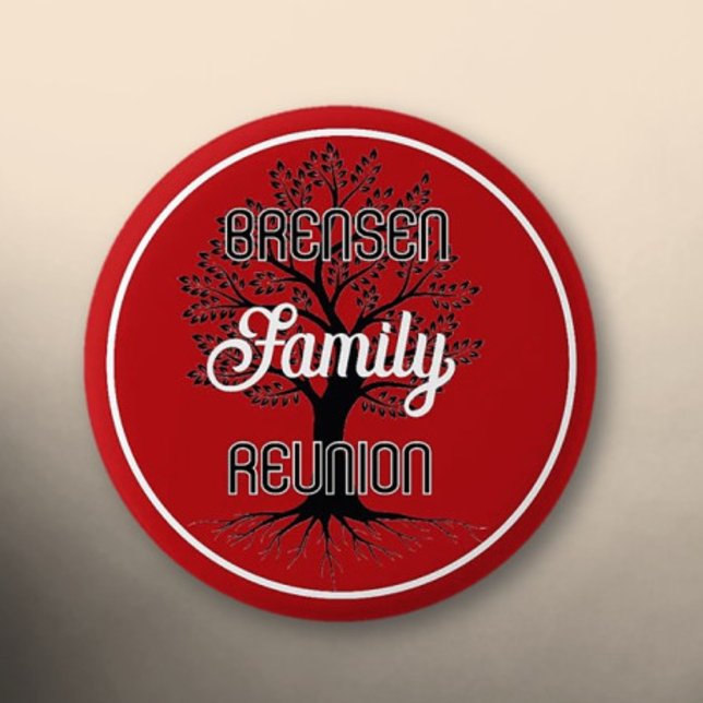 Bóton Redondo 5.08cm Tree of Life!  Family Reunion Button (Criador carregado)