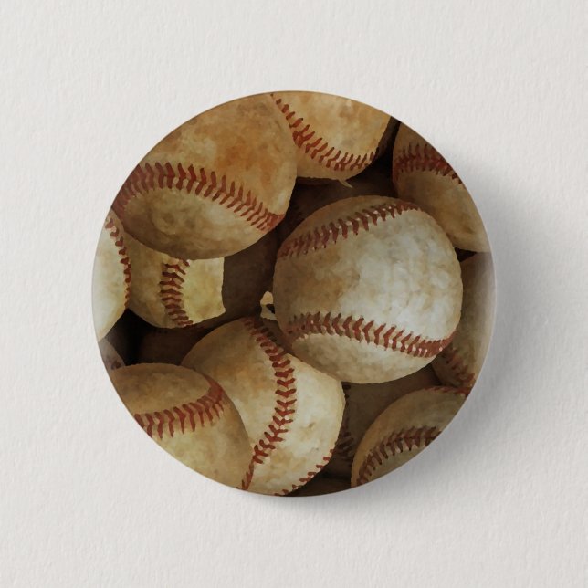 Bóton Redondo 5.08cm Trendy Baseball Trabalho de arte (Frente)