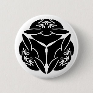 Bóton Redondo 5.08cm Três coelhos