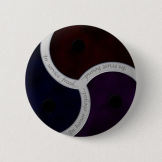 Bóton Redondo 5.08cm Três provérbios Triskele