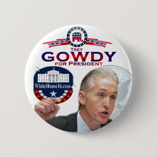 Bóton Redondo 5.08cm Trey Gowdy para o presidente Botão
