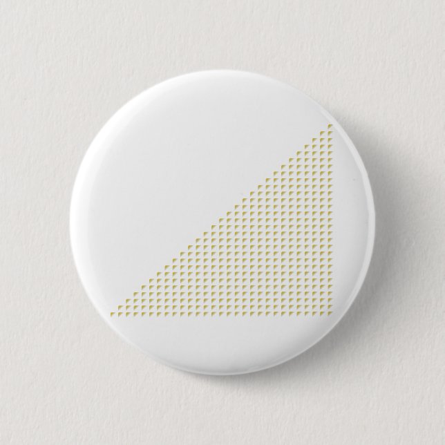 Bóton Redondo 5.08cm Triângulo com triângulos em 3D (Frente)