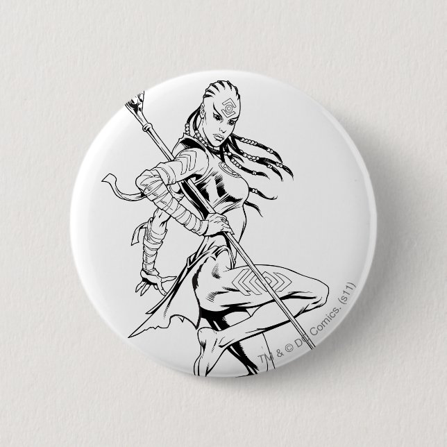 Bóton Redondo 5.08cm Tribo 3 do índigo (Frente)