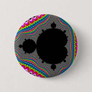 Bóton Redondo 5.08cm Trip - Fractal