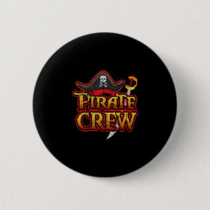 Bóton Redondo 5.08cm tripulação pirata família correspondência piratas
