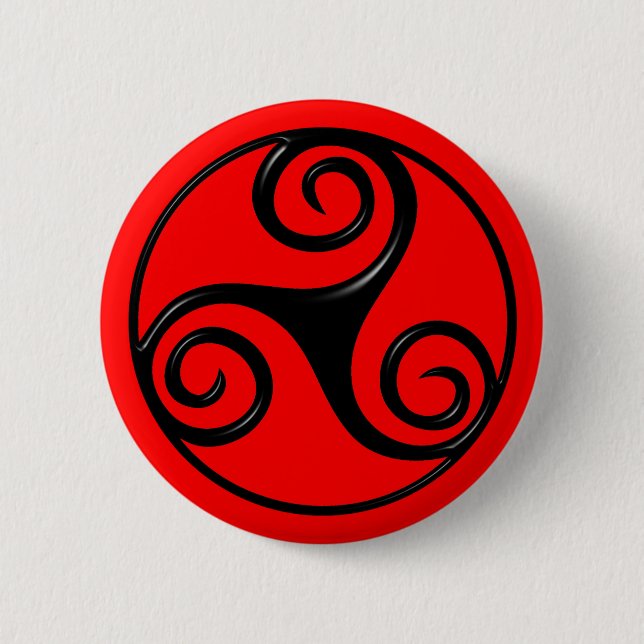 Bóton Redondo 5.08cm Triskelion (Frente)